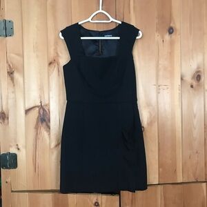 Express Black Dress with Ruffle Details Womens 8​​